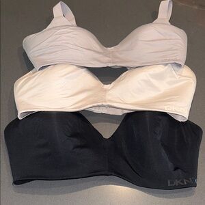 3-DKNY Lightly-Lined Wireless Bras, 34D